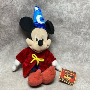 Disney Nostalgic Mickey Mouse Sorcerer Plush Toy 12"
